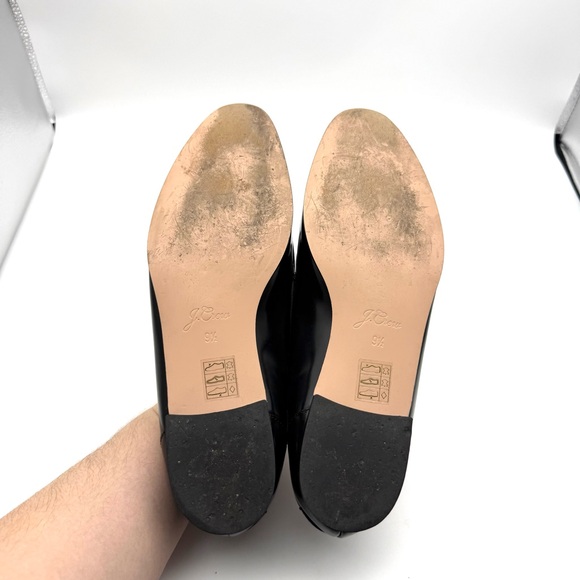 J.Crew Academy Loafer Black Leather 9.5 - Picture 11 of 13